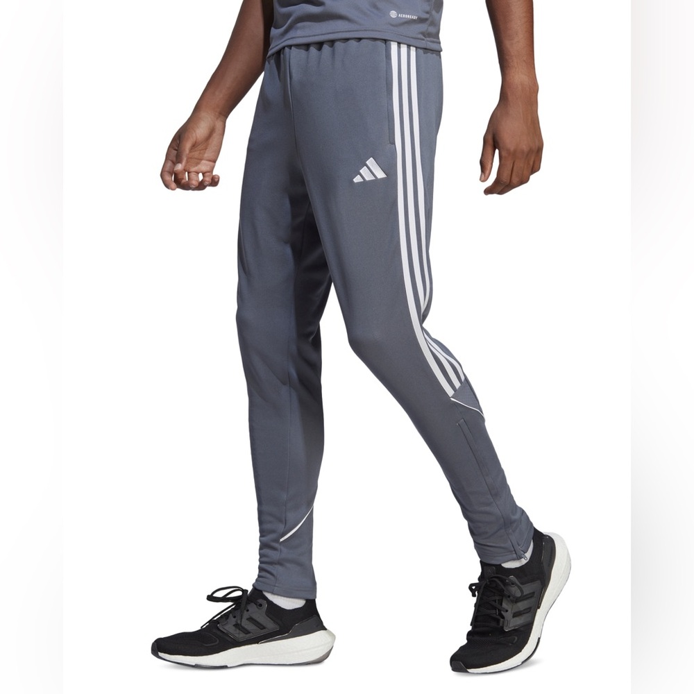 Big & Tall Adidas Tiro 23 Football League Pants, Size: 4XL , Dark Grey